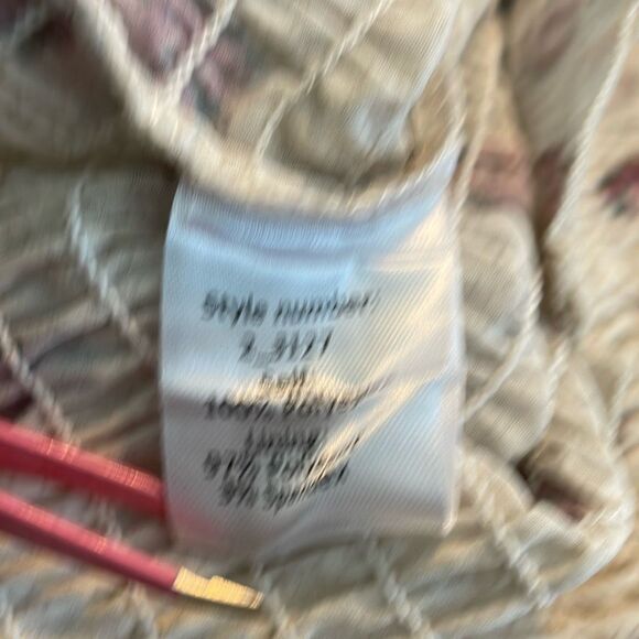 Mia Joy Joyfolie Rehanne Floral Dot Cream Skirt Set Smocked Top Midi Skirt M - Picture 9 of 11